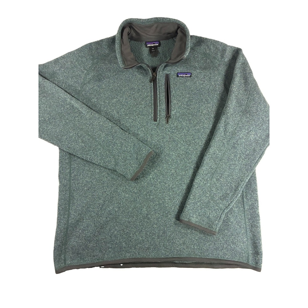 Patagonia Better Sweater 1/4 Zip Fleece Pullover. Men's Size XL. Shadow Blue